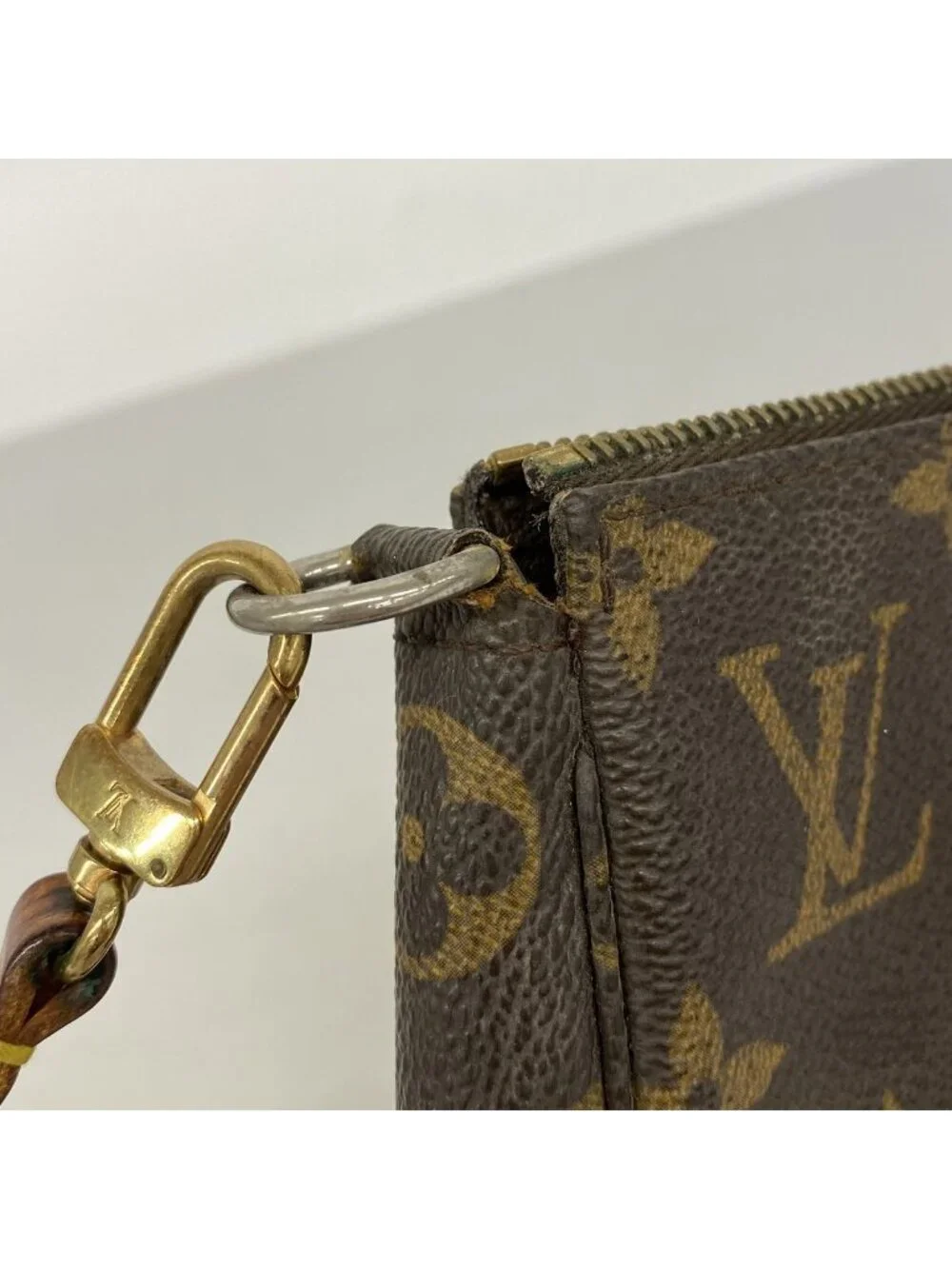 Louis Vuitton Pouch Monogram Pochette Accessoires Brown
